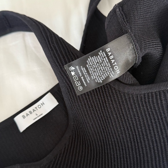 Aritzia Babaton Sculpt Knit Squareneck Cropped Tank Top - Picture 4 of 4